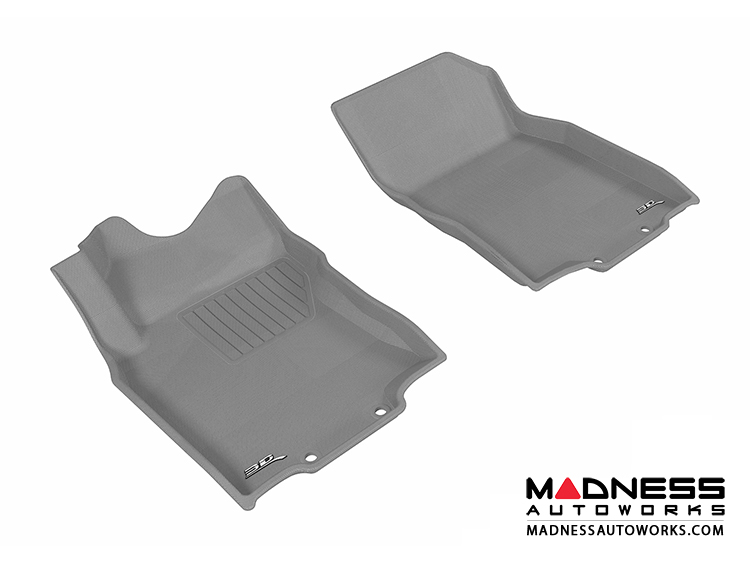 Nissan Rogue Floor Mats (Set of 2) Front Gray by 3D MAXpider